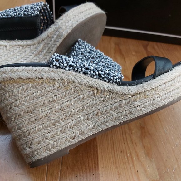 Karl Lagerfeld platform espadrille sandals - Picture 5 of 5